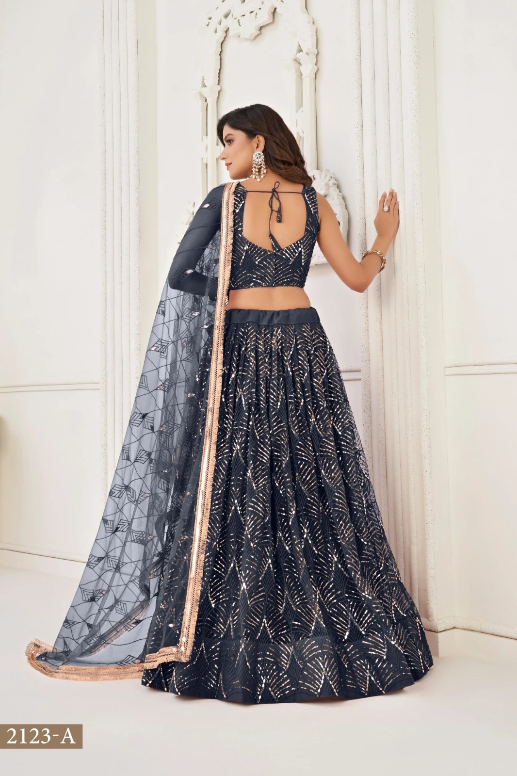 Khelaiya 2123 Colours Butterfly Net Wholesale Lehenga Catalog — Wholesale Lehenga, MPA wholesale from Surat - Gallery Image 8